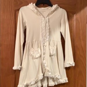 Mustard Pie hooded jacket. Size 12.